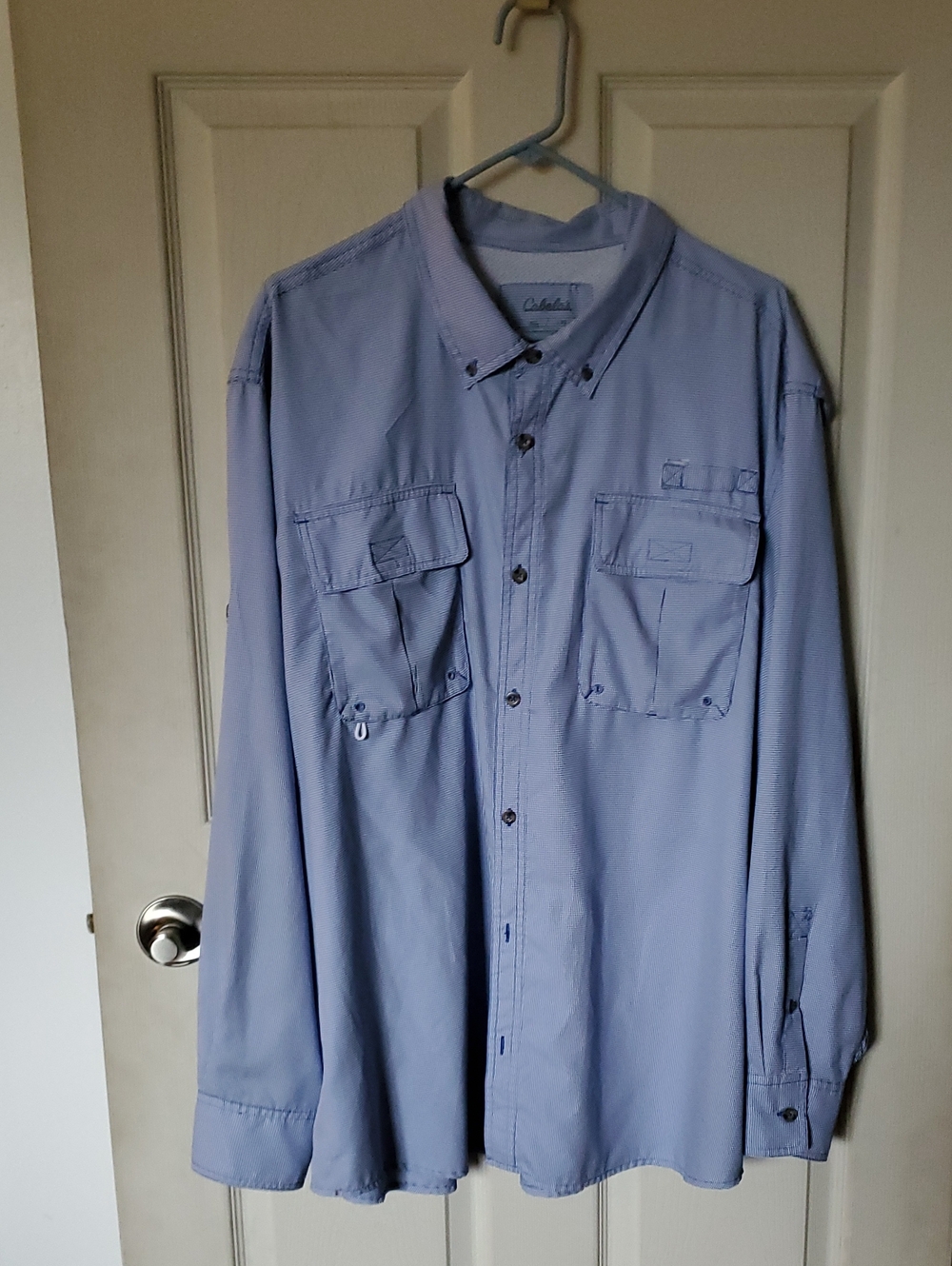 Cabela's Light Blue Men's Lightweight Shirt Jacket